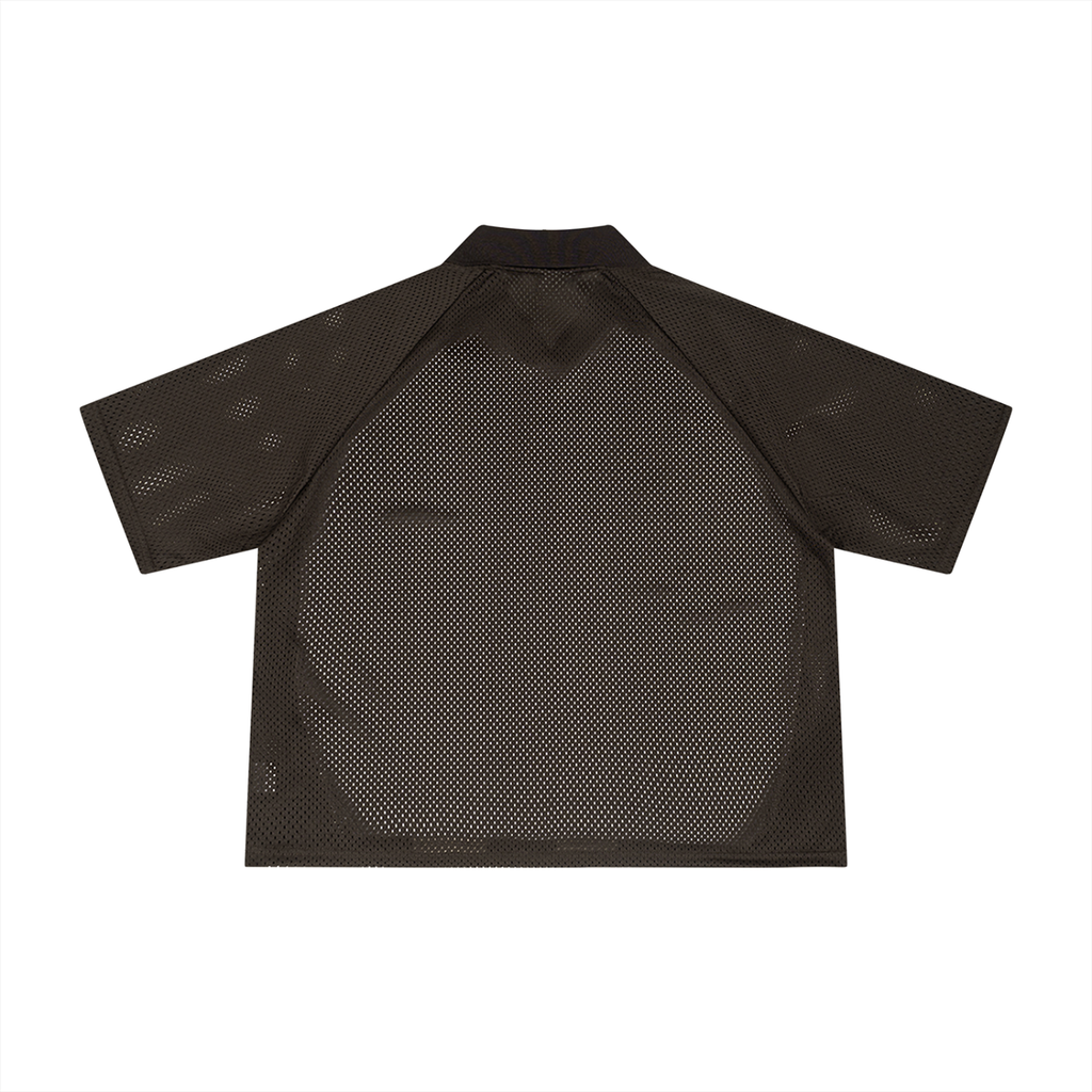 MIRAJE Striped Mesh Jersey