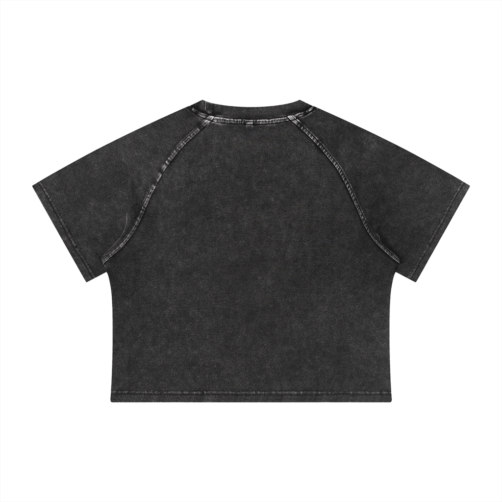 MIRAJE Mineral Wash Cropped Top