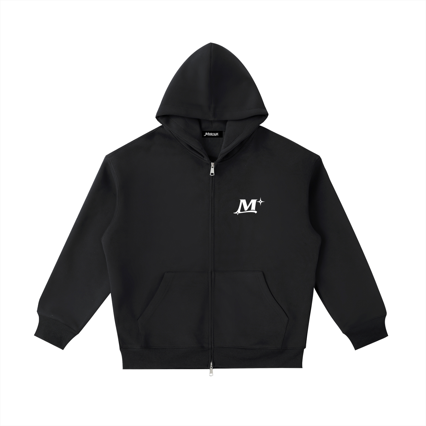 MIRAJE Zip-Up (White Letters)