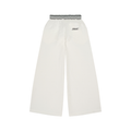 MIRAJE Striped Waist Wide Leg Pants