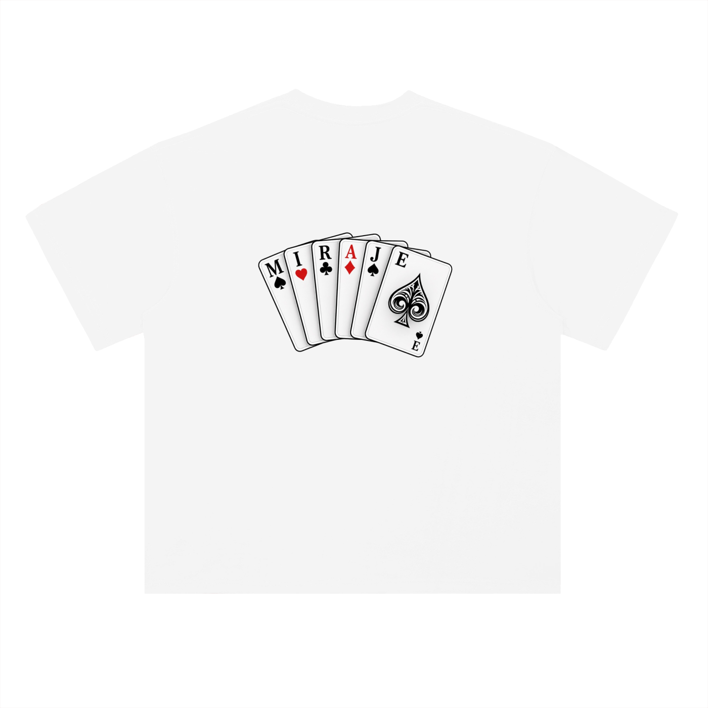 MIRAJE Poker Card T-Shirt