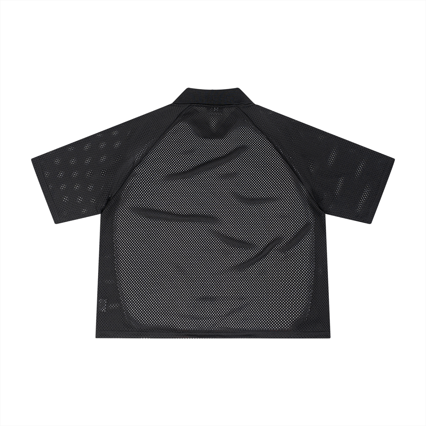 MIRAJE Striped Mesh Jersey