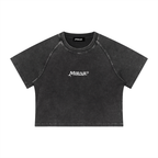 MIRAJE Mineral Wash Cropped Top
