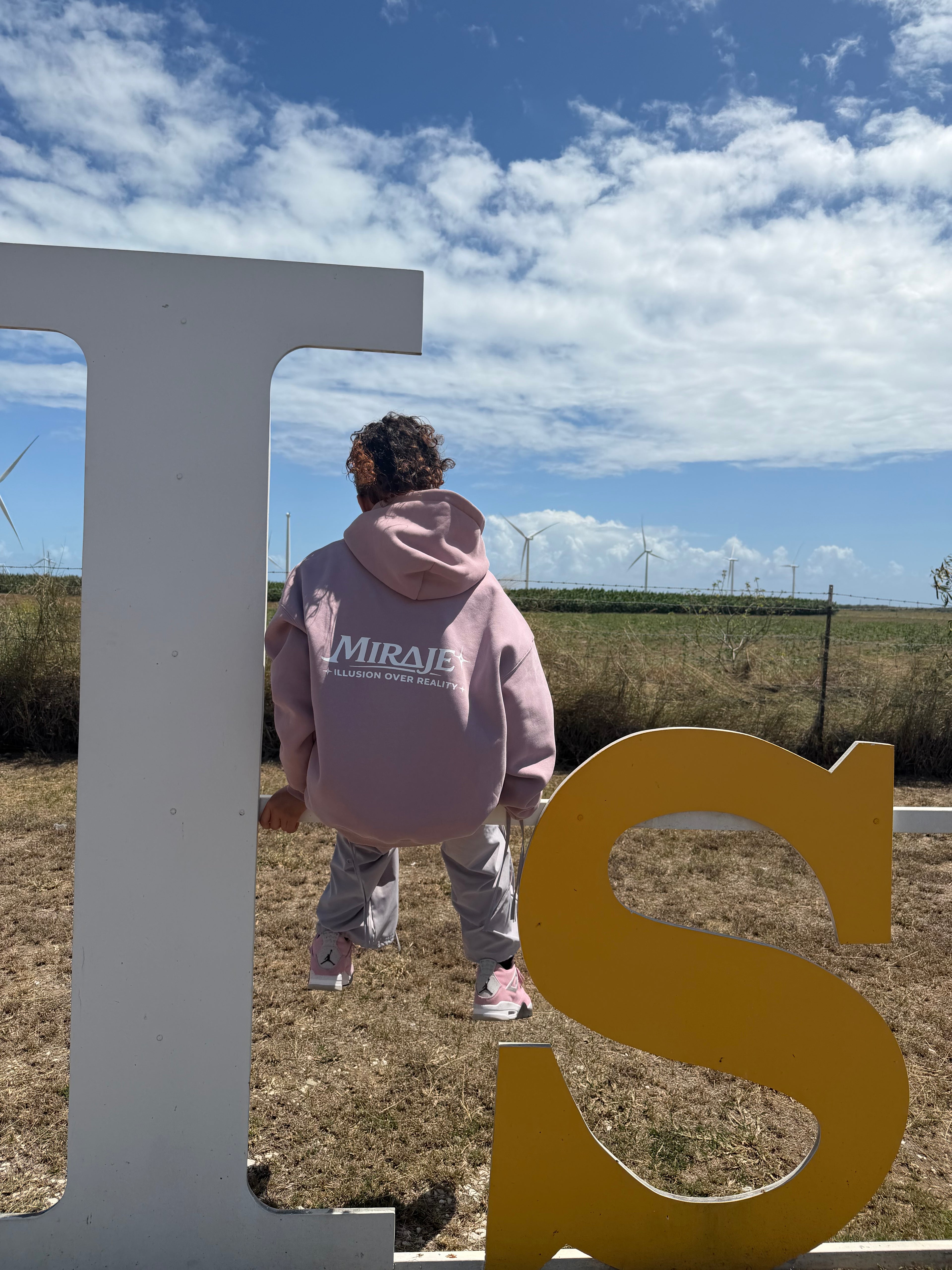 MIRAJE Hoodie (White Letters)