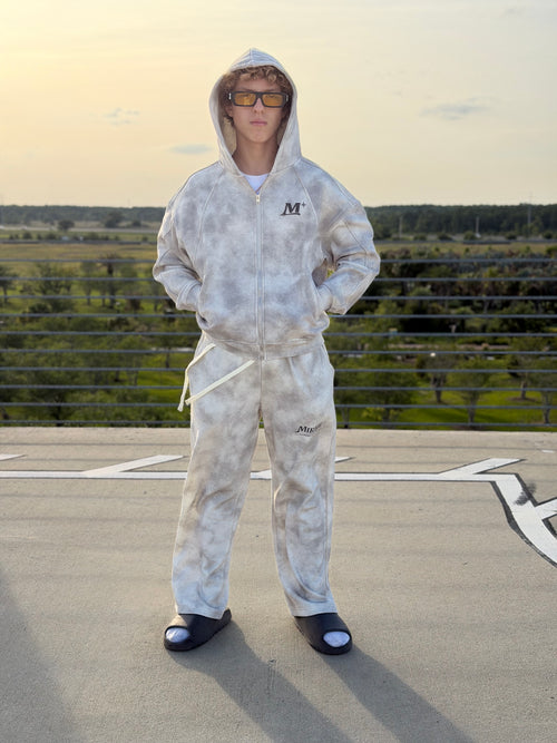 MIRAJE Dirty Wash Sweatpants