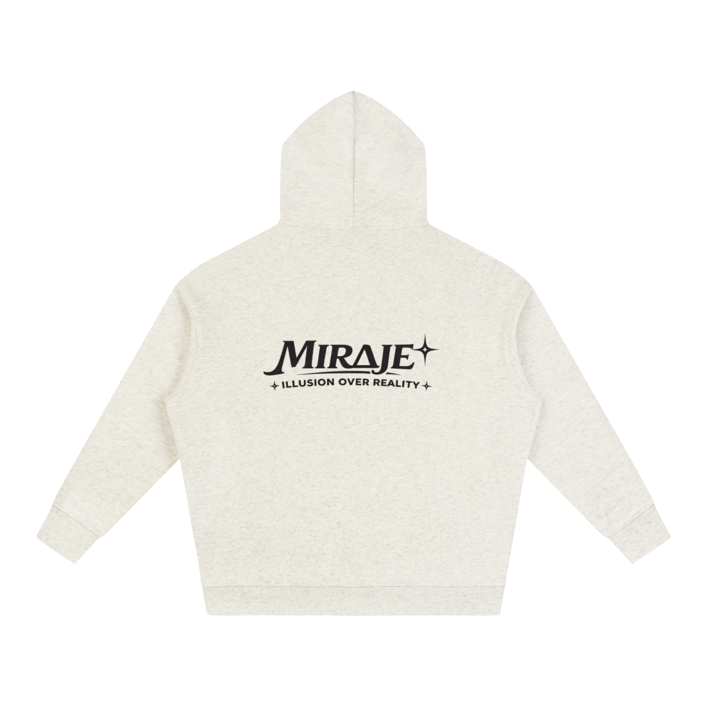 MIRAJE Hoodie (Black Letters)