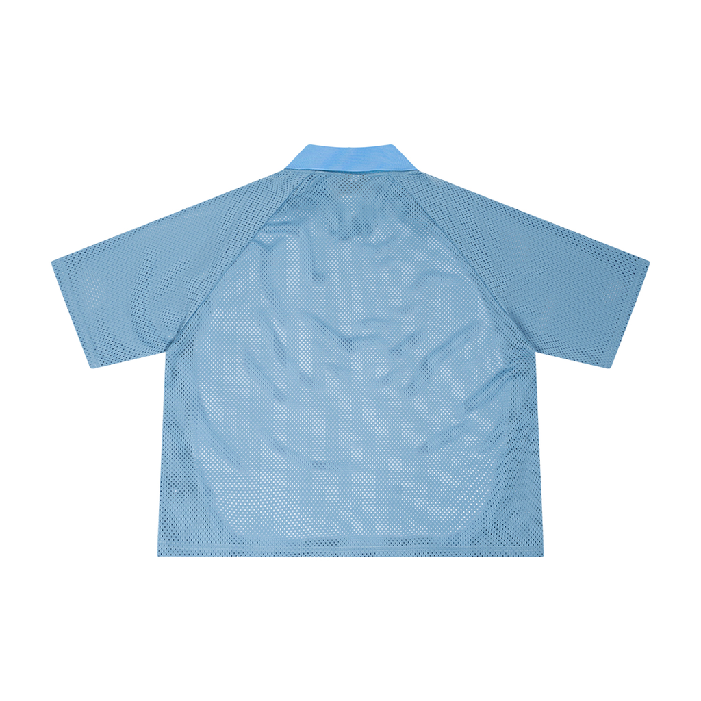 MIRAJE Striped Mesh Jersey