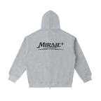 MIRAJE Zip-Up (Black Letters)