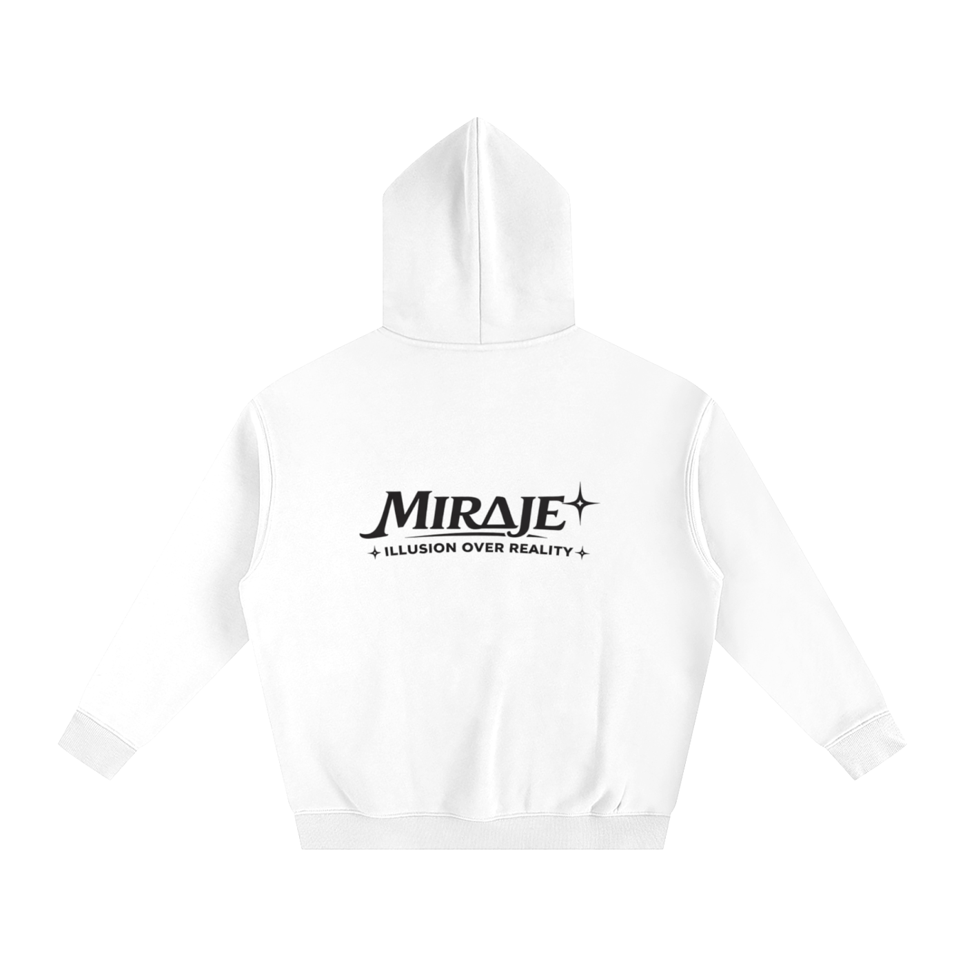 MIRAJE Hoodie (Black Letters)