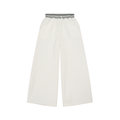 MIRAJE Striped Waist Wide Leg Pants