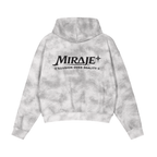 MIRAJE Dirty Wash Zip-Up Hoodie