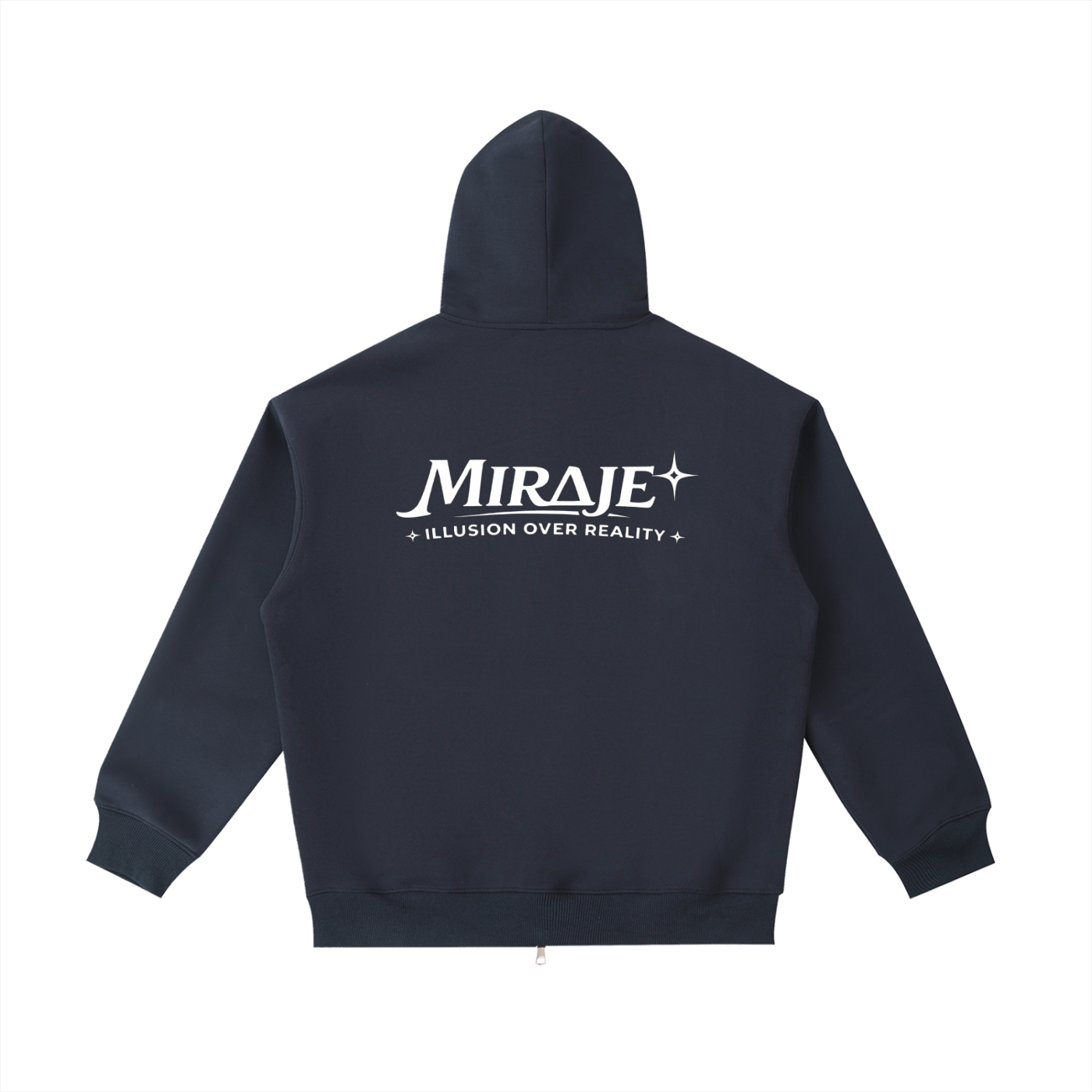 MIRAJE Zip-Up (White Letters)